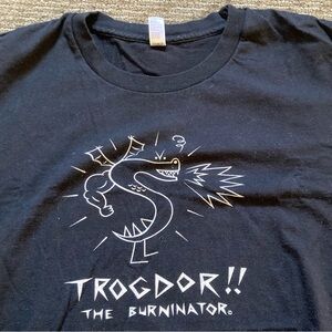 Vintage Trogdor the Burninator t-shirt XL Homestar Runner Strong Bad Y2K